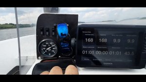 КАЗАНКА 5 М 7+YAMAHA F 25 DES, замер скорости.