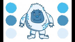 ЙЕТИ / Раскраска ЙЕТИ / Как нарисовать ЙЕТИ / Снежный человек / Краски Раскраски