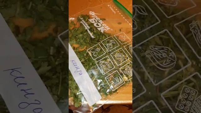 Как заморозить зелень ? смотреть онлайн