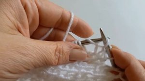 Сказочный узор спицами - волшебный эффект полотна - вяжем просто и красиво