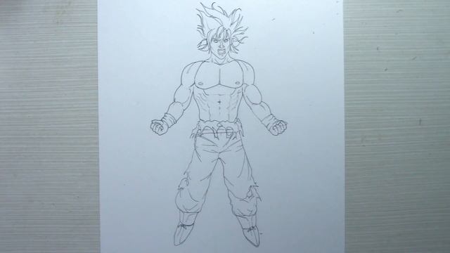 Drawing Goku in Marvel (Western Comic) style смотреть онлайн
