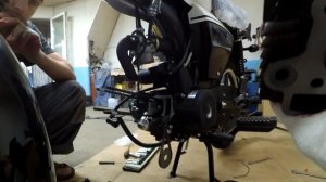 Замена поршневой группы (блок цилиндра)( замена ЦПГ ) Alpha RX (1 часть)