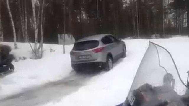 Mazda cx5 snow test смотреть онлайн