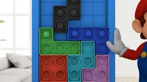 Push Pop Bubble TETRIZ Puzzle