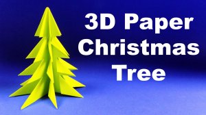 Christmas tree out of paper. How to make an easy origami christmas tree