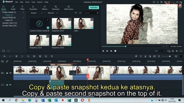 KEREN BANGET! Camera Snapshot Effect di Filmora 9 смотреть онлайн