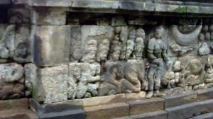 The world largest Buddhist Temple.UNESCO World Heritage Site. Borobudur Java Indonesia.