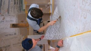 Декоративная штукатурка через трафарет | Kale COLOR