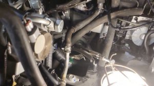 Установка электрического подогревателя двигателя на Mitsubishi Delica D5 рестайлинг 2019