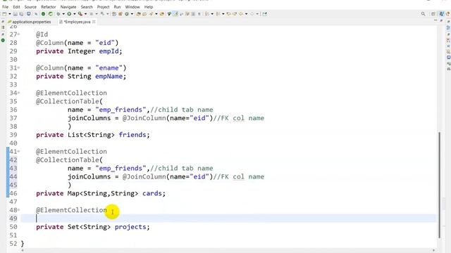 Collection Mapping Spring Data Jpa | JPA Collection Mapping | Collection Mapping Spring Boot