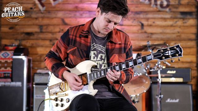 No Talking...Just Tones | Gibson Custom 60th Anniversary '61 Les Paul SG Custom VOS Classic White смотреть онлайн