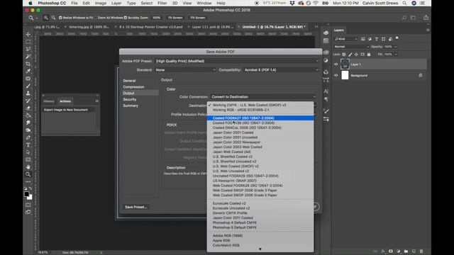 Convert a poster to CMYK PDF - Response смотреть онлайн