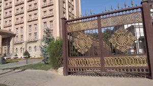 прогулка по городу Душанбе достопримечательности здания