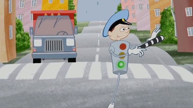 Светофор большой помощник.В гостях у Полины смотреть онлайн