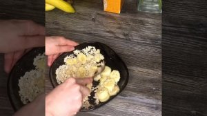 Овсяные оладьи из банана!)))