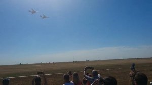 Пролет пары ТУ-160