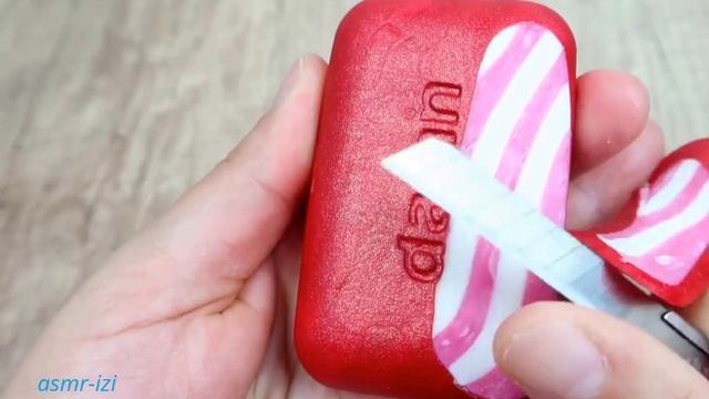 АСМР мыло 17/ Странное удовлетворяющее и расслабляющее видео нарезка мыла . Приятно смотреть  и слуш