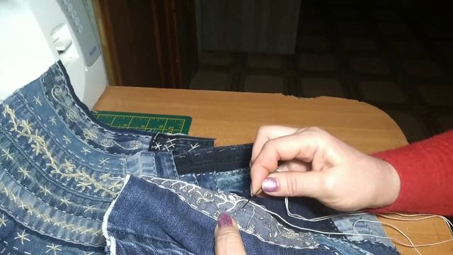 DIY  БОРО Японская техника / САШИКО  / Декоративные швы