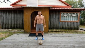 День №10. Челлендж 10000 махов гирей 24 кг (Е=3500 махов)!!!