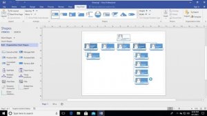 Create organization chart from Excel file using Visio