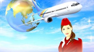 День Бортпроводника! День Стюардесс! Красивое Музыкальное Поздравление С Днем Бортпроводника!