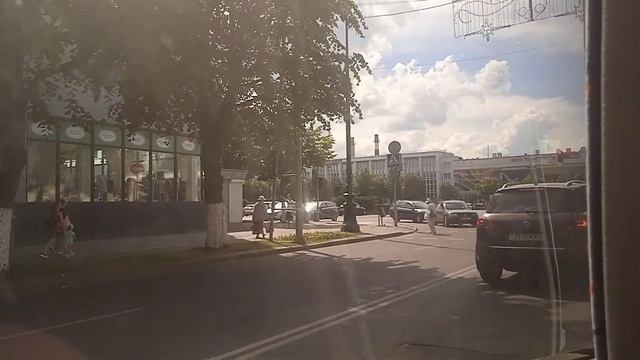 Борисов. Поездка на автобусе МАЗ 103.486 маршрут 18 (ГОС№: АС 1658-5 смотреть онлайн