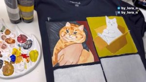 ОБЫЧНЫЙ АКРИЛ или КРАСКИ ДЛЯ ТКАНИ? Наглядно! Роспись и кастом одежды | Как и чем рисовать на одежд