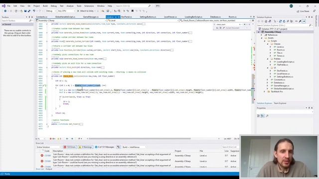 Dev Blog - ERRORS! | Game Dev #029 | C# Coding, Unity3d, Roguelike Dungeon Crawler, Refactoring!