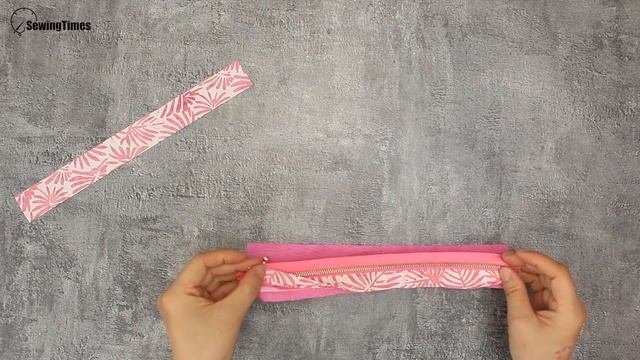DIY Square Zipper Pouch | Cosmetic Pouch | Face Mask Pouch | Sanitary Pad Pouch [sewingtimes]