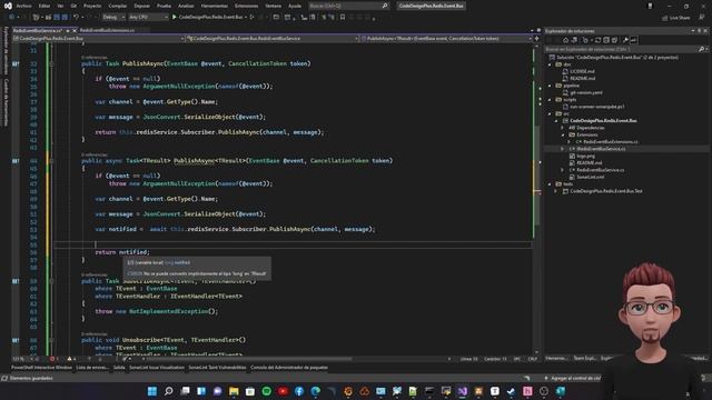 MICROSERVICIOS - CodeDesignPlus.Redis.Event.Bus - Service