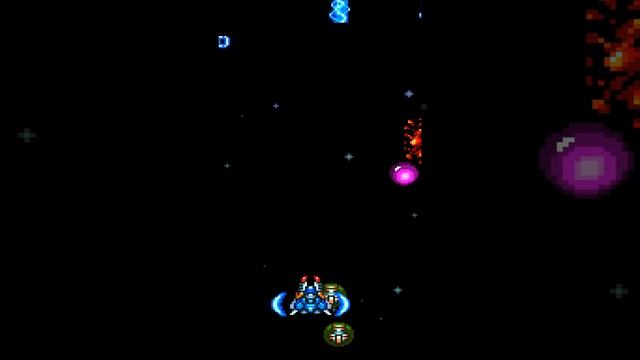 Blazing Lazers Area-1 Boss