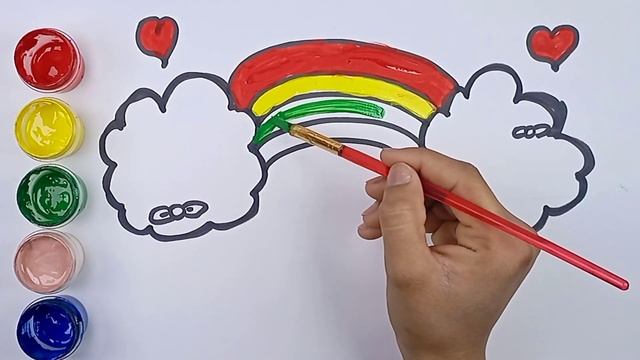 Bolalar uchun kamalak chizilgan | Drawing rainbow for children | Рисование радуга для детей смотреть онлайн