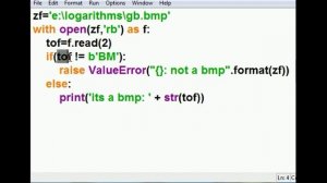 Python Open and Verify its a .bmp file