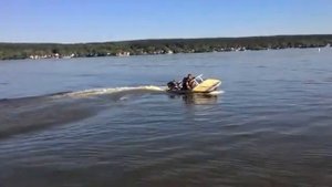 Обь 3. Yamaha 30. Отдых на воде.