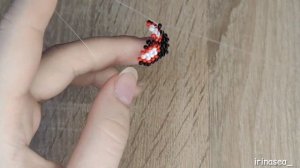 Паук из бисера | Фигурка крестиком | Мастер-класс из бисера | Туториал  | Beaded spider