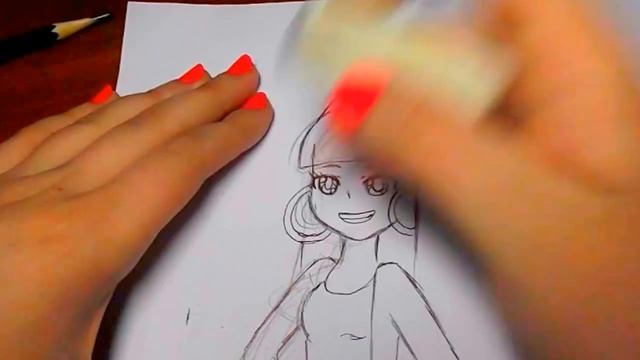 Как нарисовать Пасифику в аниме.Пасифика из Графити Фолс. смотреть онлайн