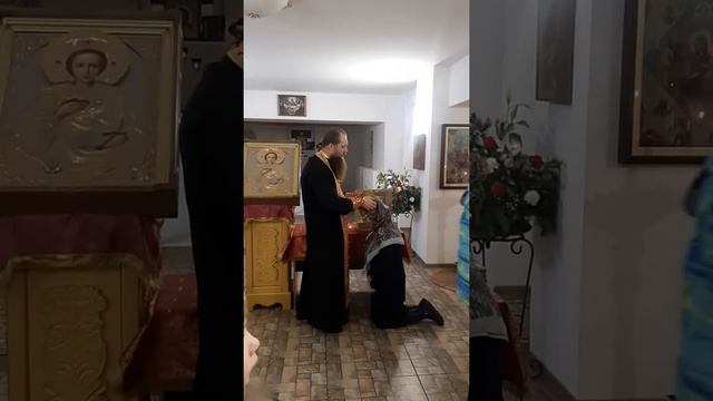 Мощи и скуфья Святого Пантелеимона😇🙏