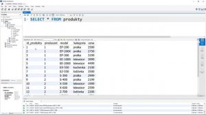 1. Kurs SQL - Łączenie z bazą MySQL, podstawowe zapytania SELECT