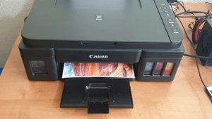 Canon G3400 тест печати