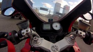 Тушино - Беговая (Ducati ST3) По пробкам.