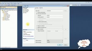 New User and Login SQL Server Authentication SSMS