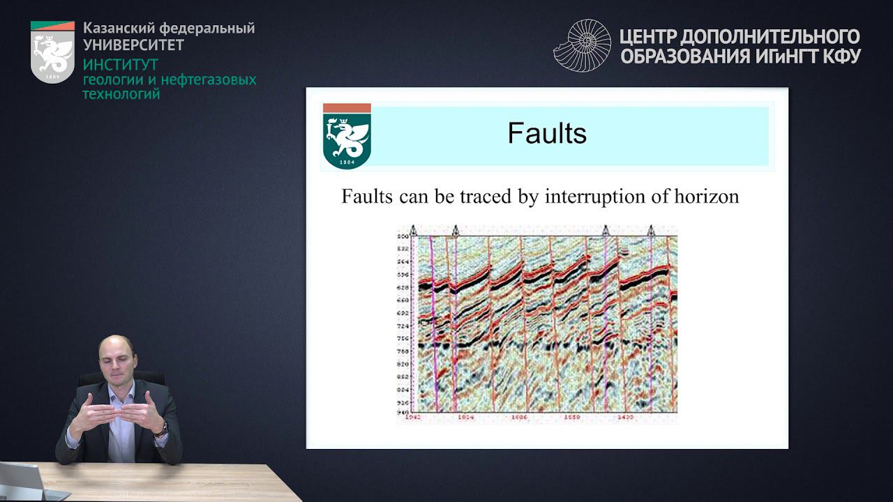 Structural interpretation of seismic data  Horizon and fault tracing