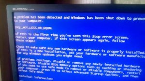 Синий экран смерти в Windows XP