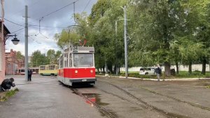 Начало парада в честь 116-летия трамваев Петербурга!