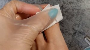 Педикюр на себе с помощью ремувера.