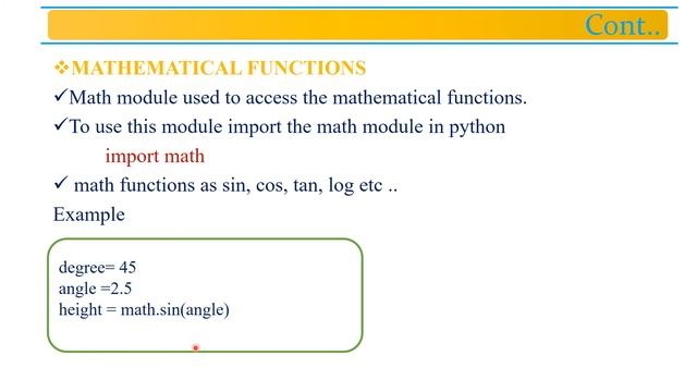 Functions Built in & Composite in Python