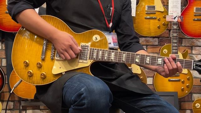 Gibson Custom Shop / 1959 Les Paul Standard VOS / Green Lemon Fade 【イシバシ楽器心斎橋店】 смотреть онлайн