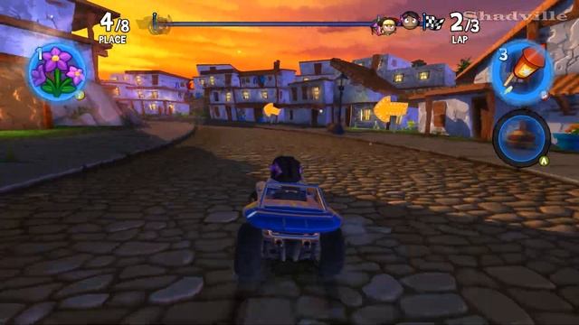 Обогнать Бич Бро и Эль Зипо ☀ Beach Buggy Racing 2: Island Adventure Прохождение игры #2 смотреть онлайн