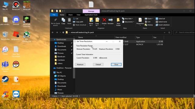Minecraft BedrockPE Lag Fix  LAG  STUTTER FIX  PotatoLow end PC  Minecraft 1.18 Fps Boost