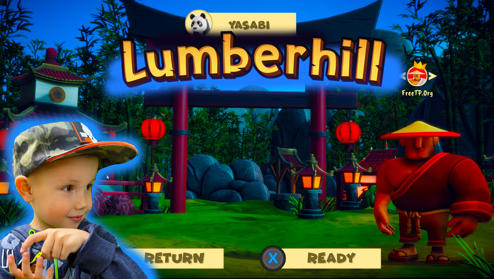 Lumberhill часть #2 продолжаем проходить эту замечательную игру вместе с Максом на карте с пандами!